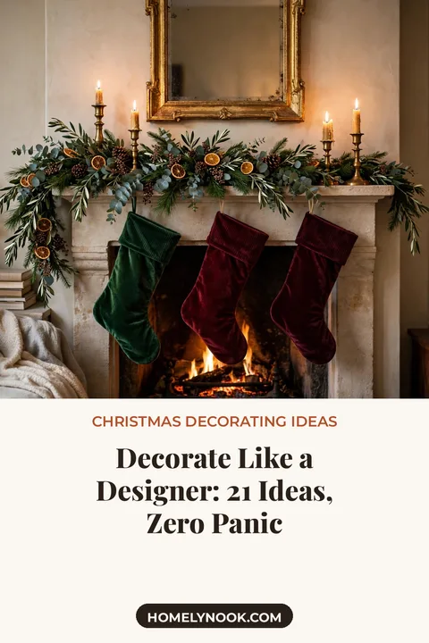 christmas decorating ideas — decorate like a designer, save this pin