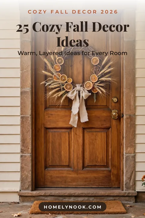 25 cozy fall decor ideas for every room — save this pin