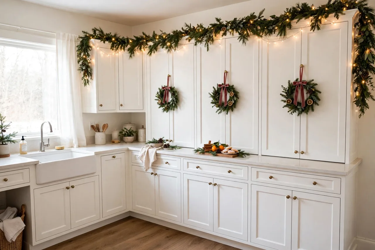 Christmas Kitchen Decor Ideas: 21 Festive Touches That Won’t Steal Your Counter Space