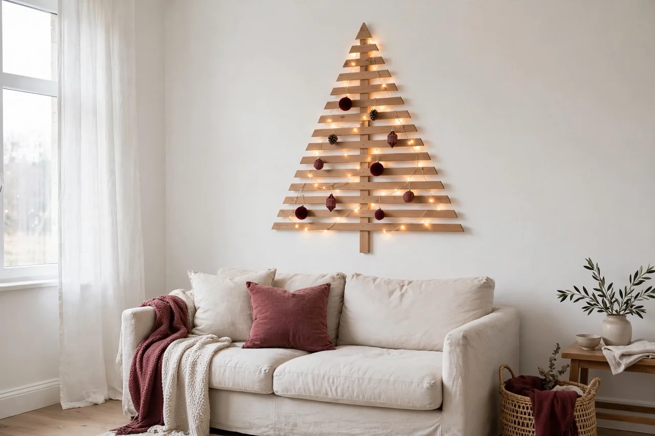 Christmas Decor Ideas for Small Living Rooms: 18 Cozy Ways When There’s No Floor Space